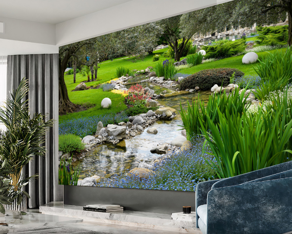 Fototapeta Oaza w ogrodzie japońskim