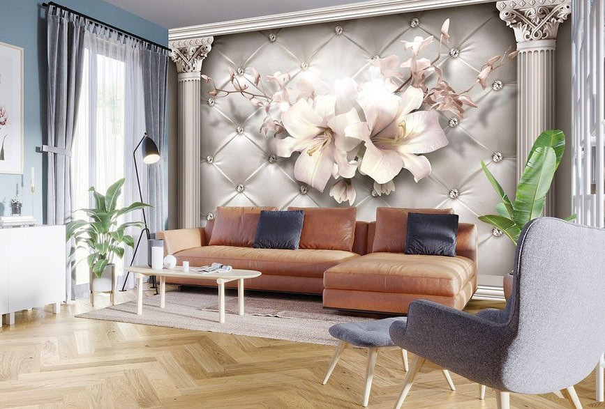 Fototapeta LILIE NA ŚCIANIE