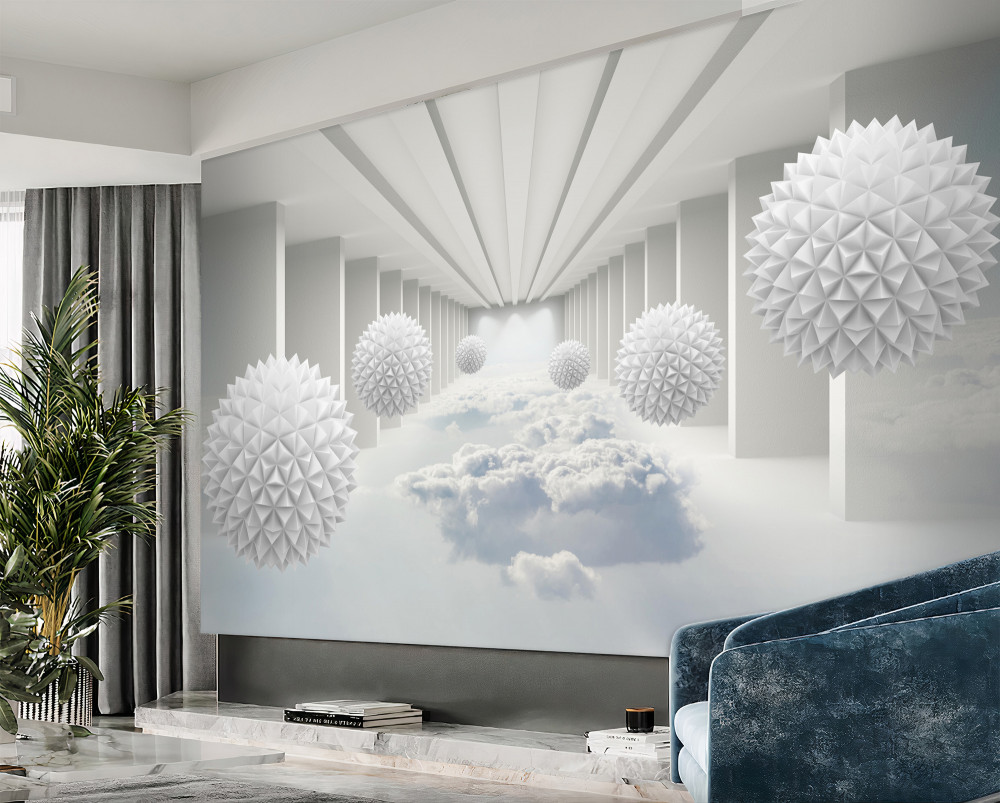 Fototapeta kule nad chmurami