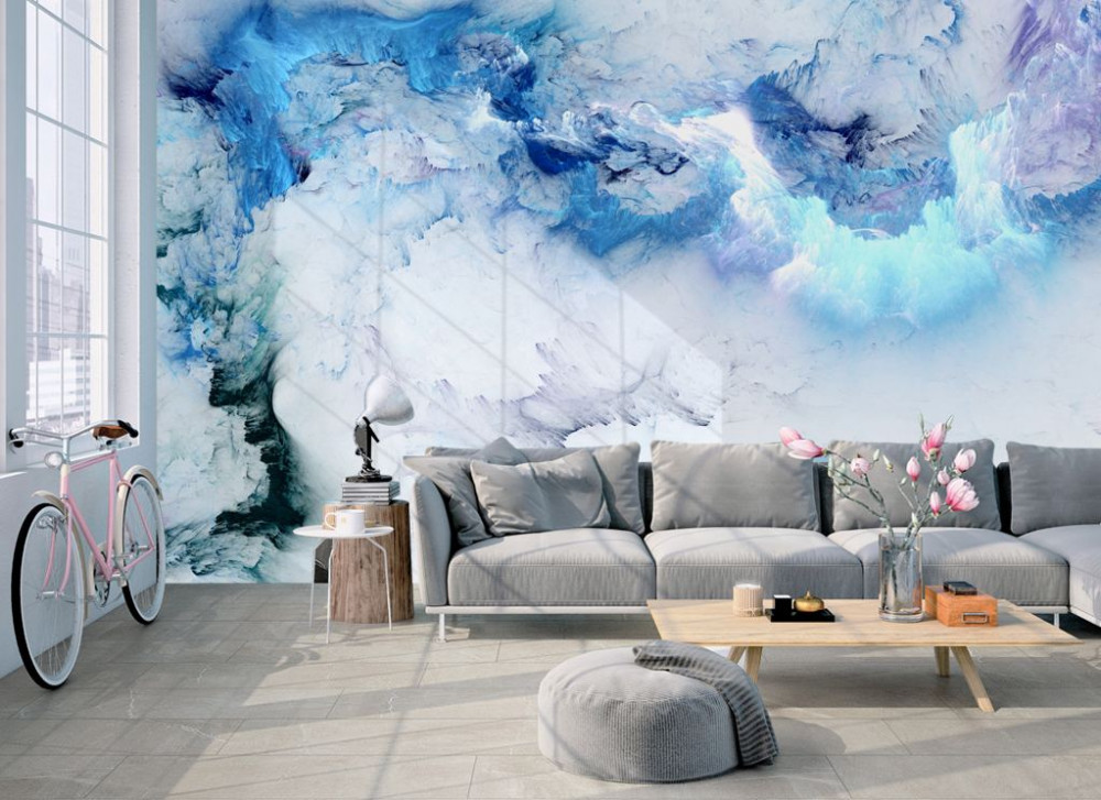 Fototapeta niebieski fluid