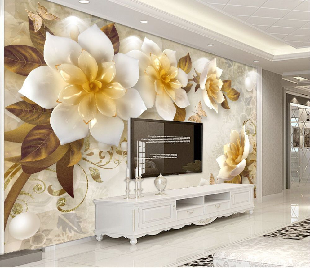 Fototapeta PORCELANOWE KWIATY