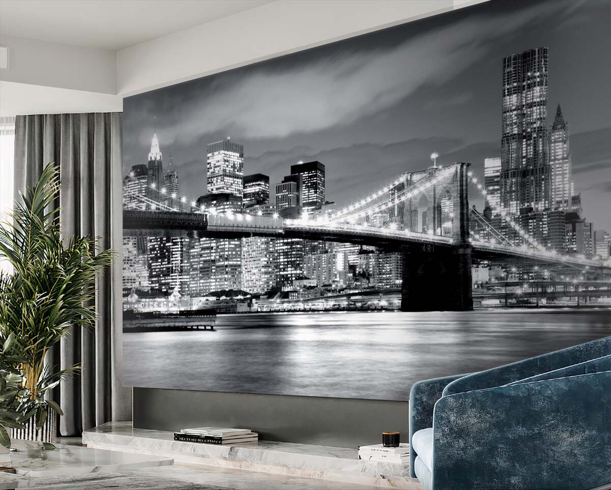 Fototapeta Nowy Jork w czerni i bieli