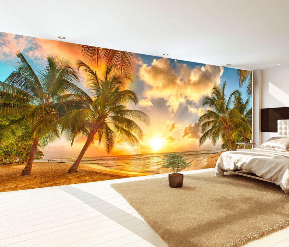 Fototapeta zachód słońca nad morzem