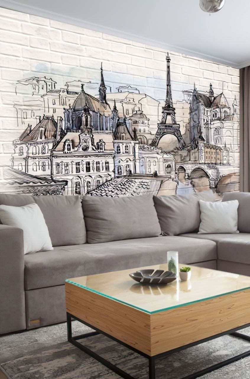 Fototapeta ceglane miasto