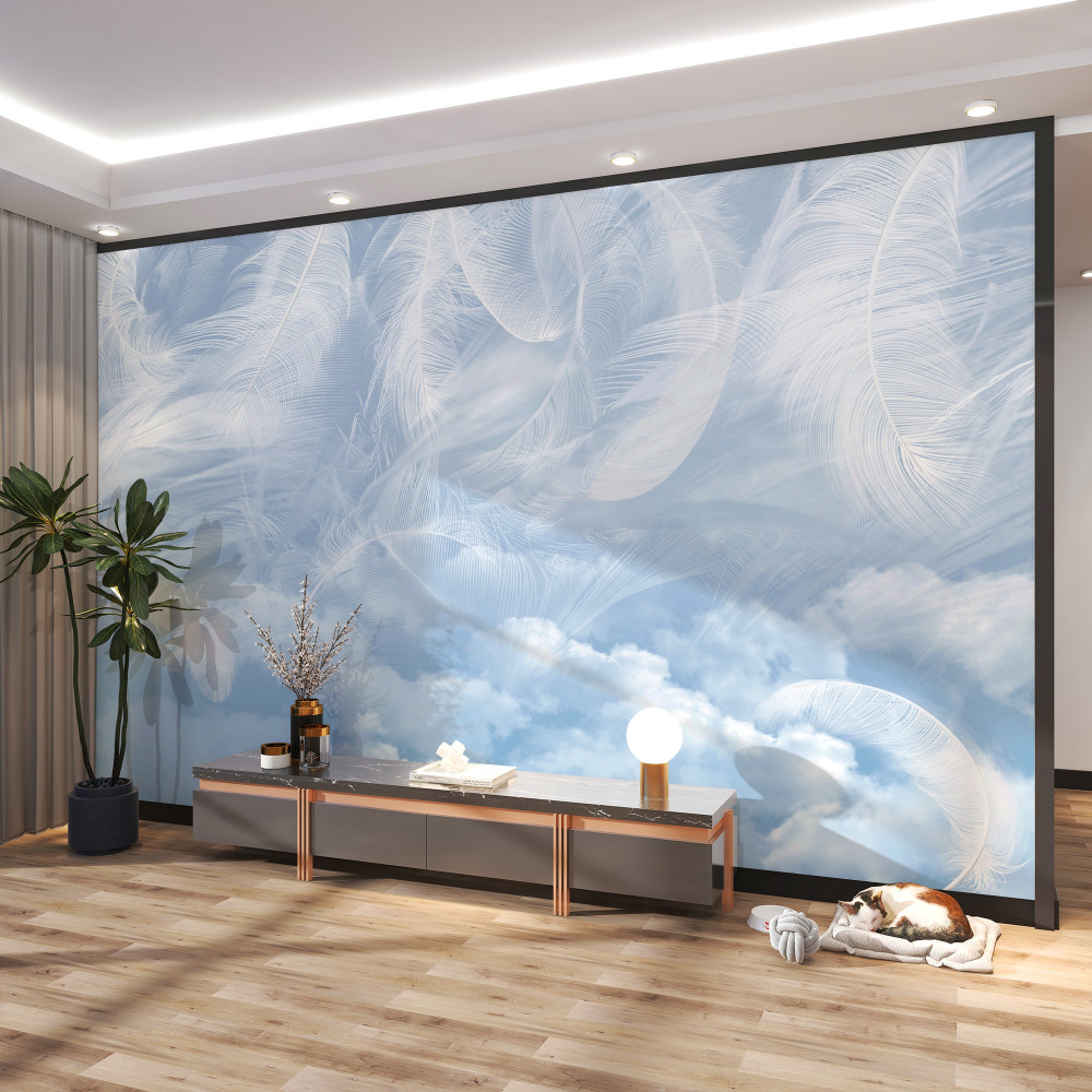 Fototapeta boskie pióra