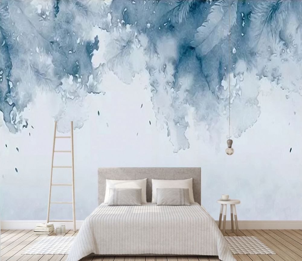 Fototapeta Niebieska ściana