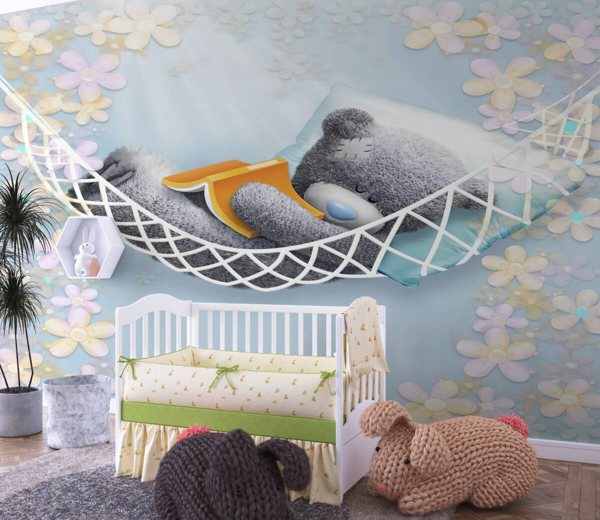 Fototapeta Misiek na hamaku