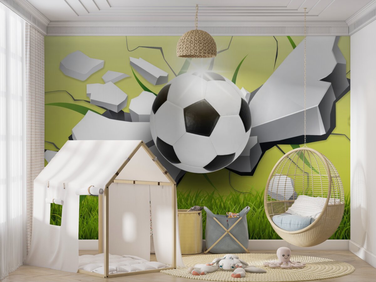 Fototapeta Cios piłką