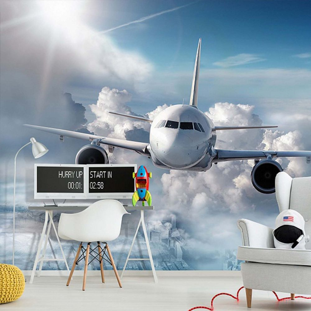 Fototapeta Samolot, podróże powietrzne i inżynieria lotnicza