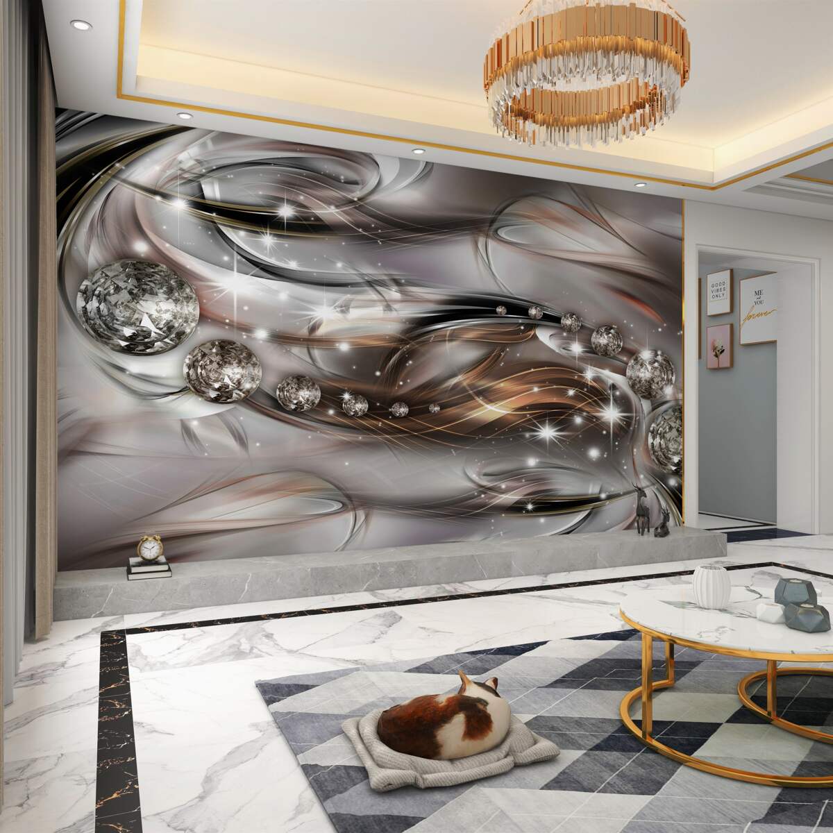 Fototapeta diamenty i blaski