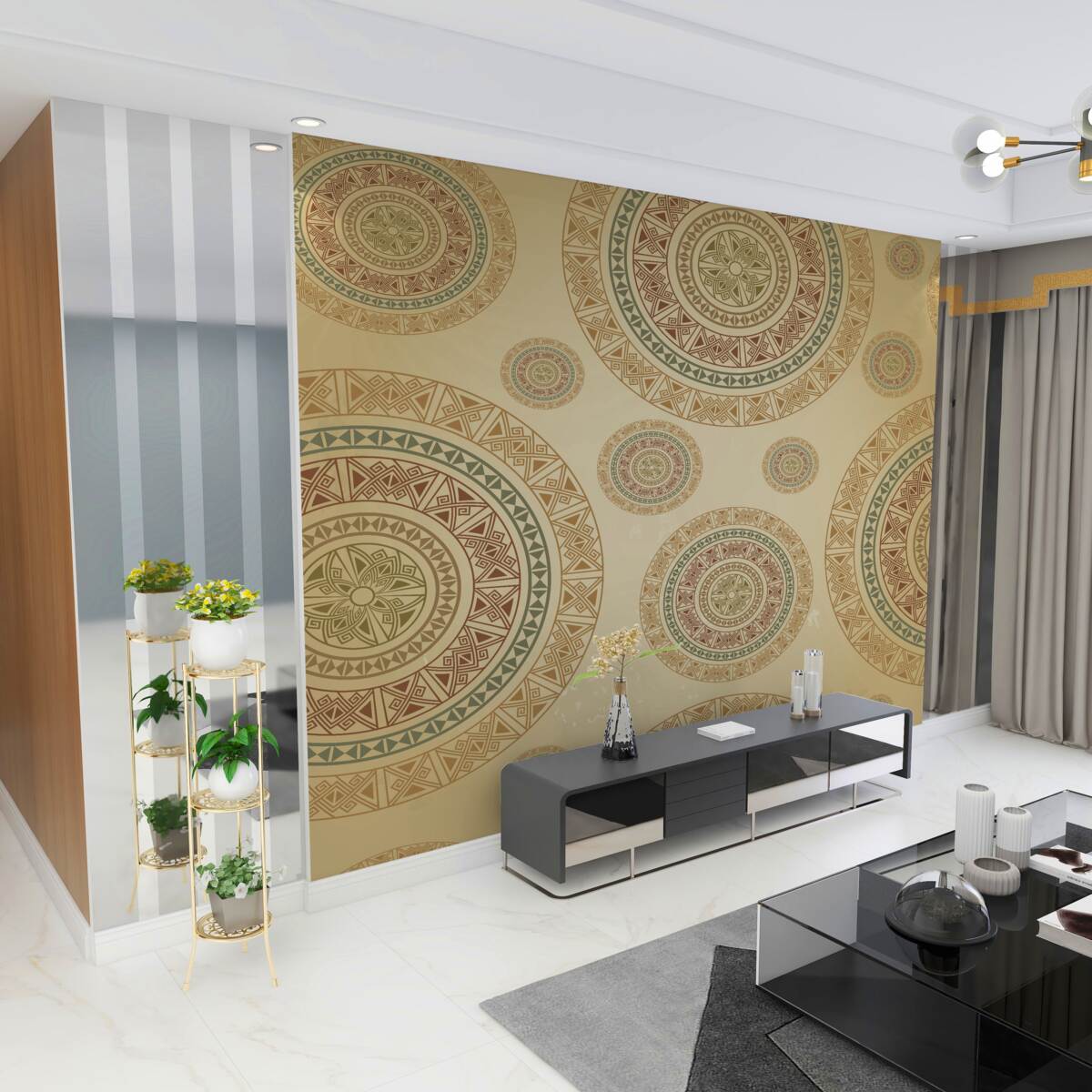 Fototapeta jasnobrązowe postacie etniczne