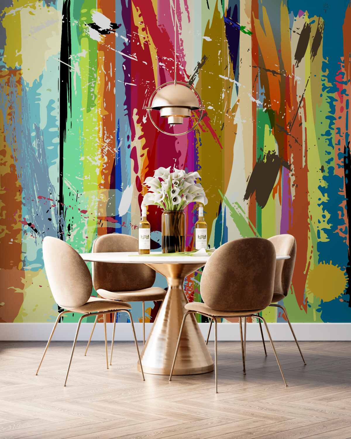 Fototapeta jasne pionowe kolory