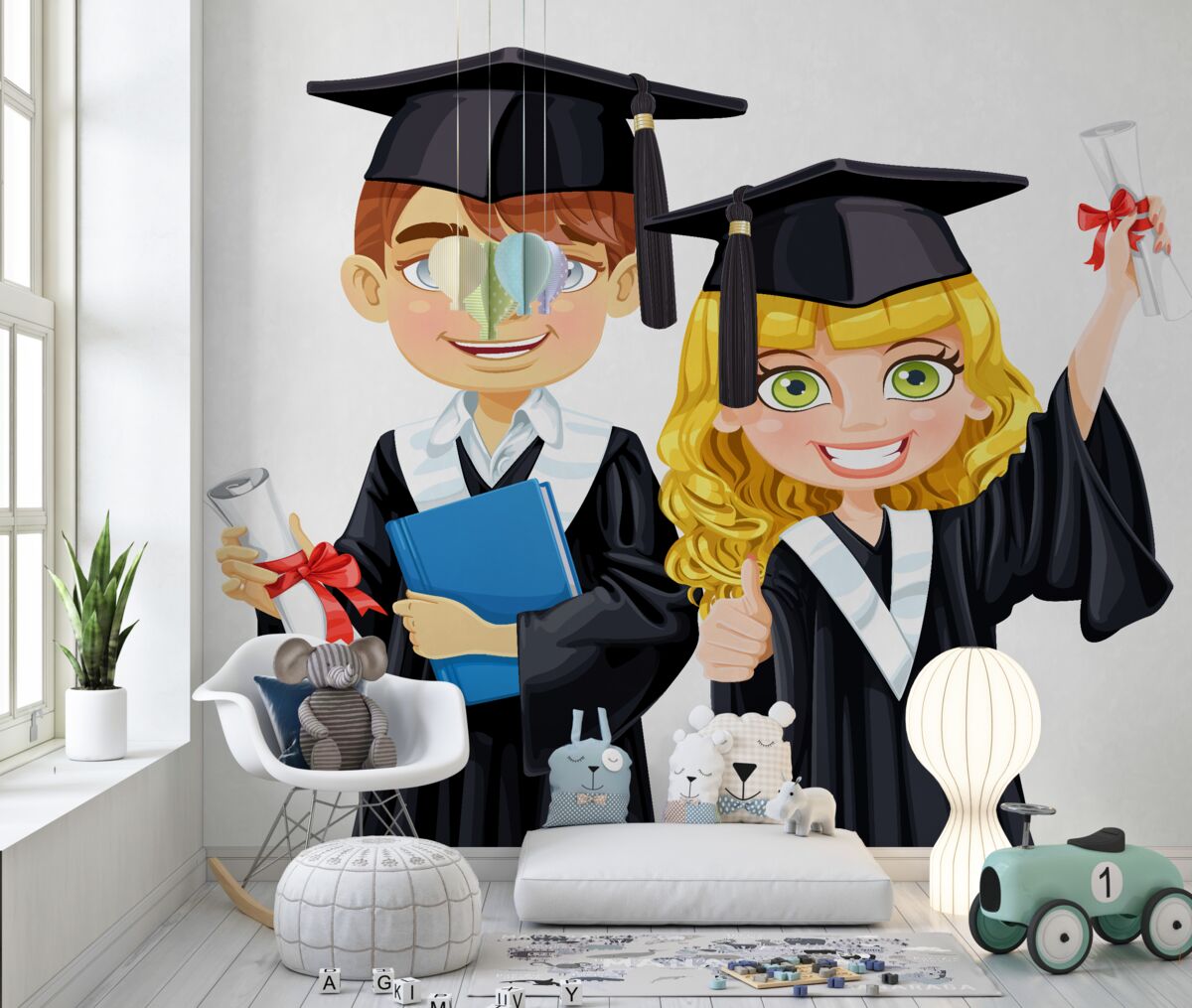 Fototapeta Absolwenci