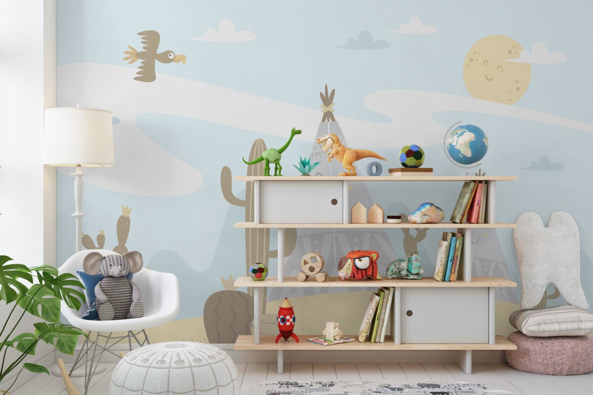 Fototapeta Pustynia z kaktusami