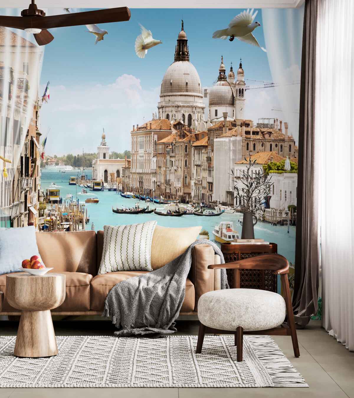 Fototapeta Panorama Wenecji z balkonu