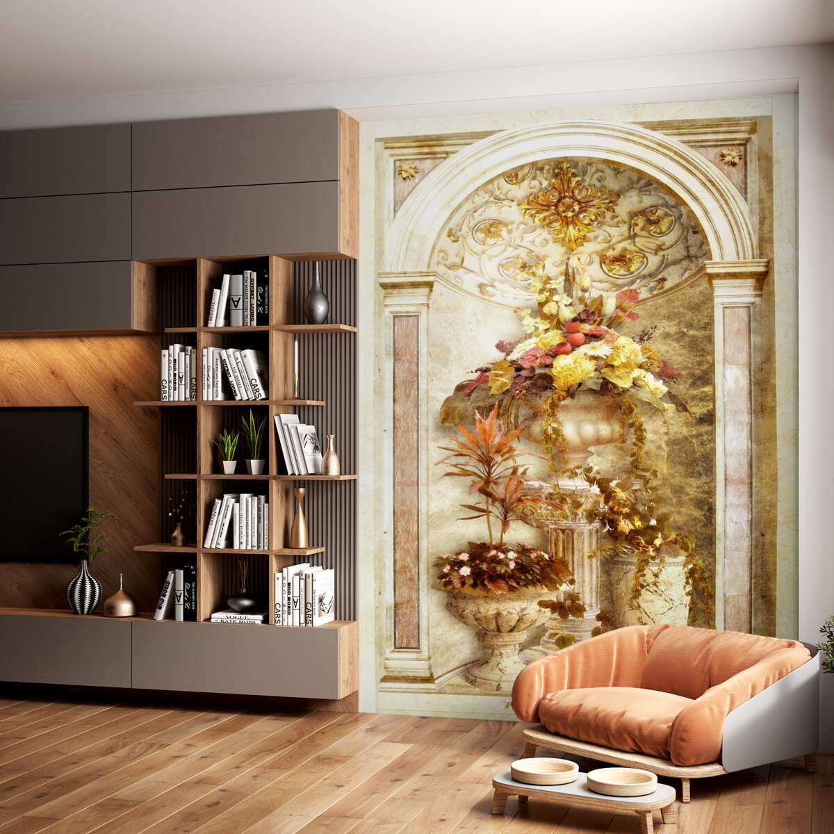 Fototapeta prostokątny łuk w jesiennych kolorach