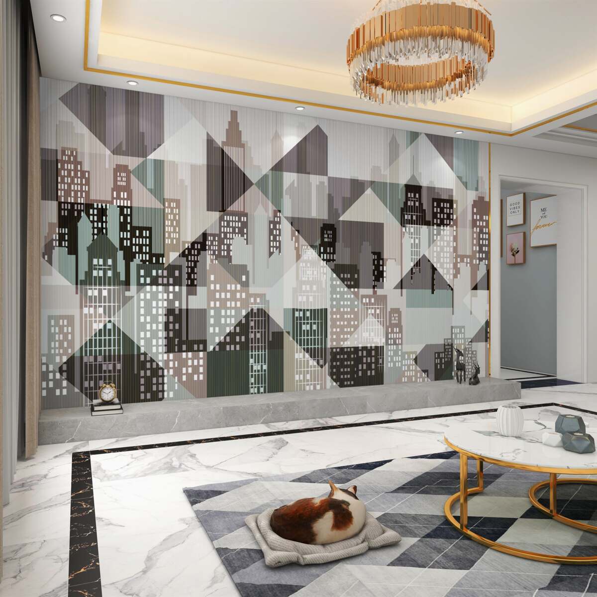 Fototapeta Abstrakcyjne domy