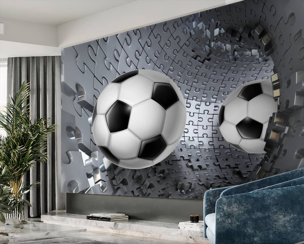 Fototapeta piłki nożnej i mozaika