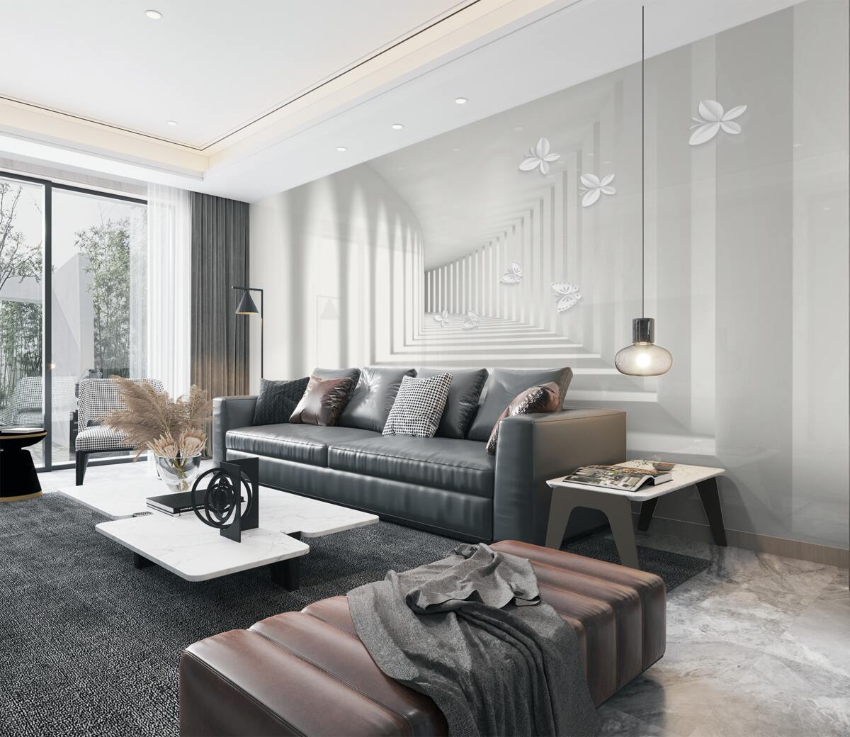 Fototapeta odwrót niekończącego się korytarza