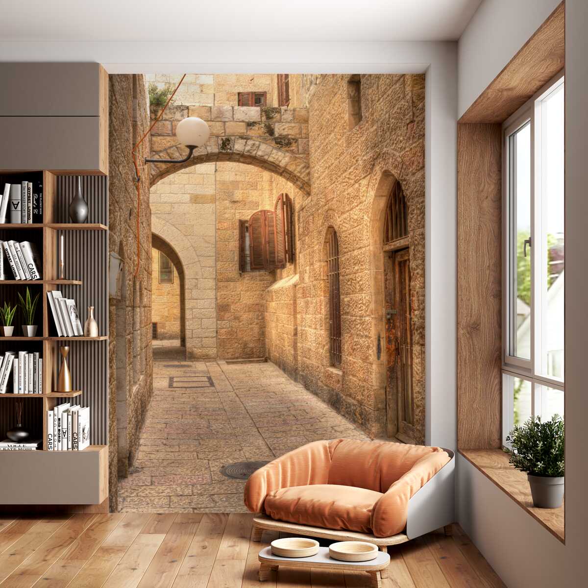 Fototapeta kamienny łuk na starym mieście