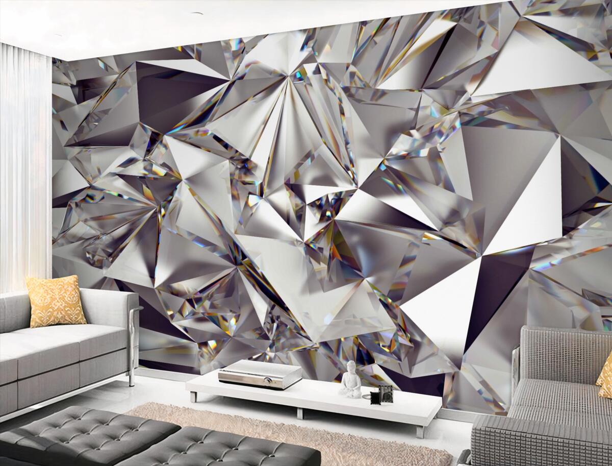 Fototapeta figury geometryczne w abstrakcji