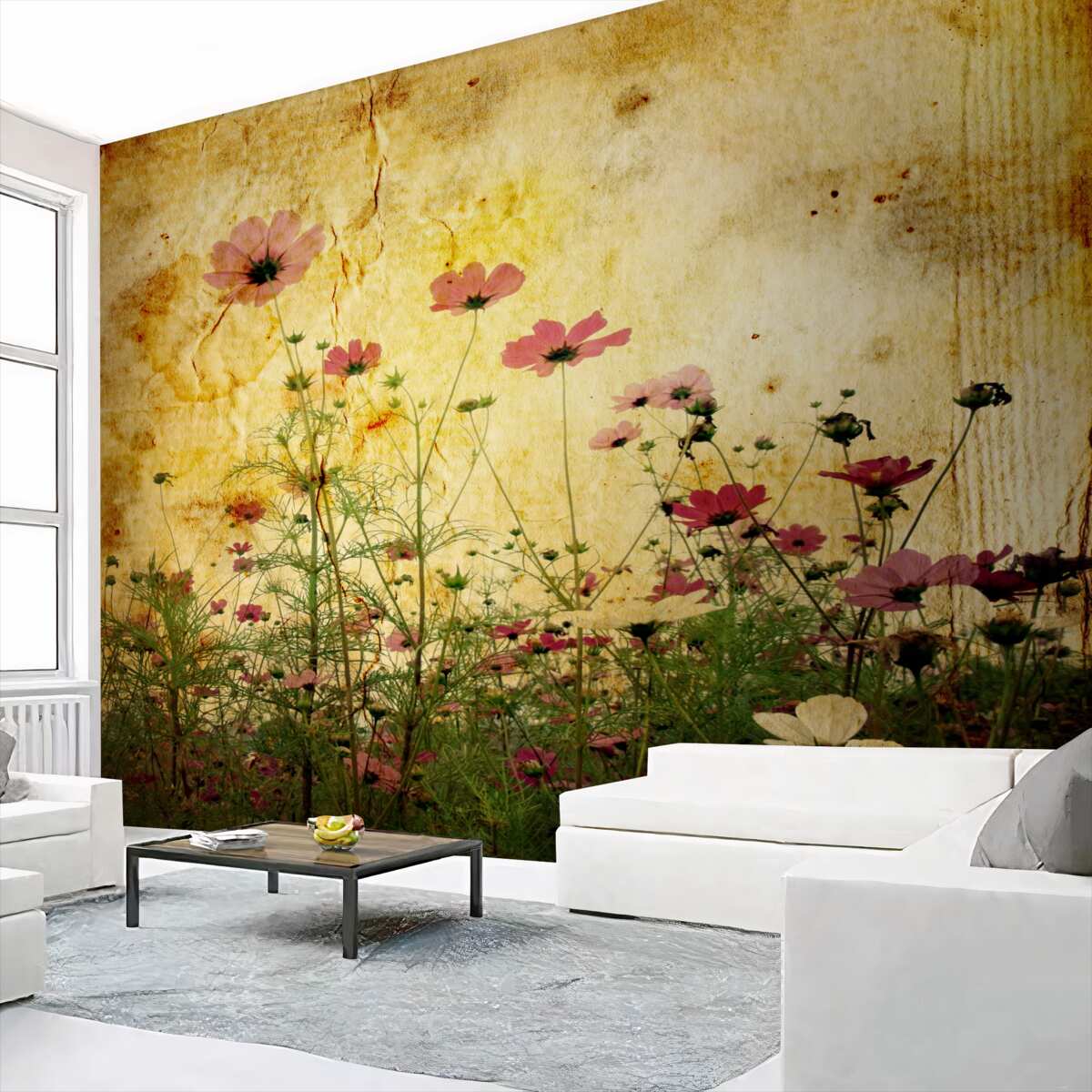 Fototapeta pole maków łąkowych