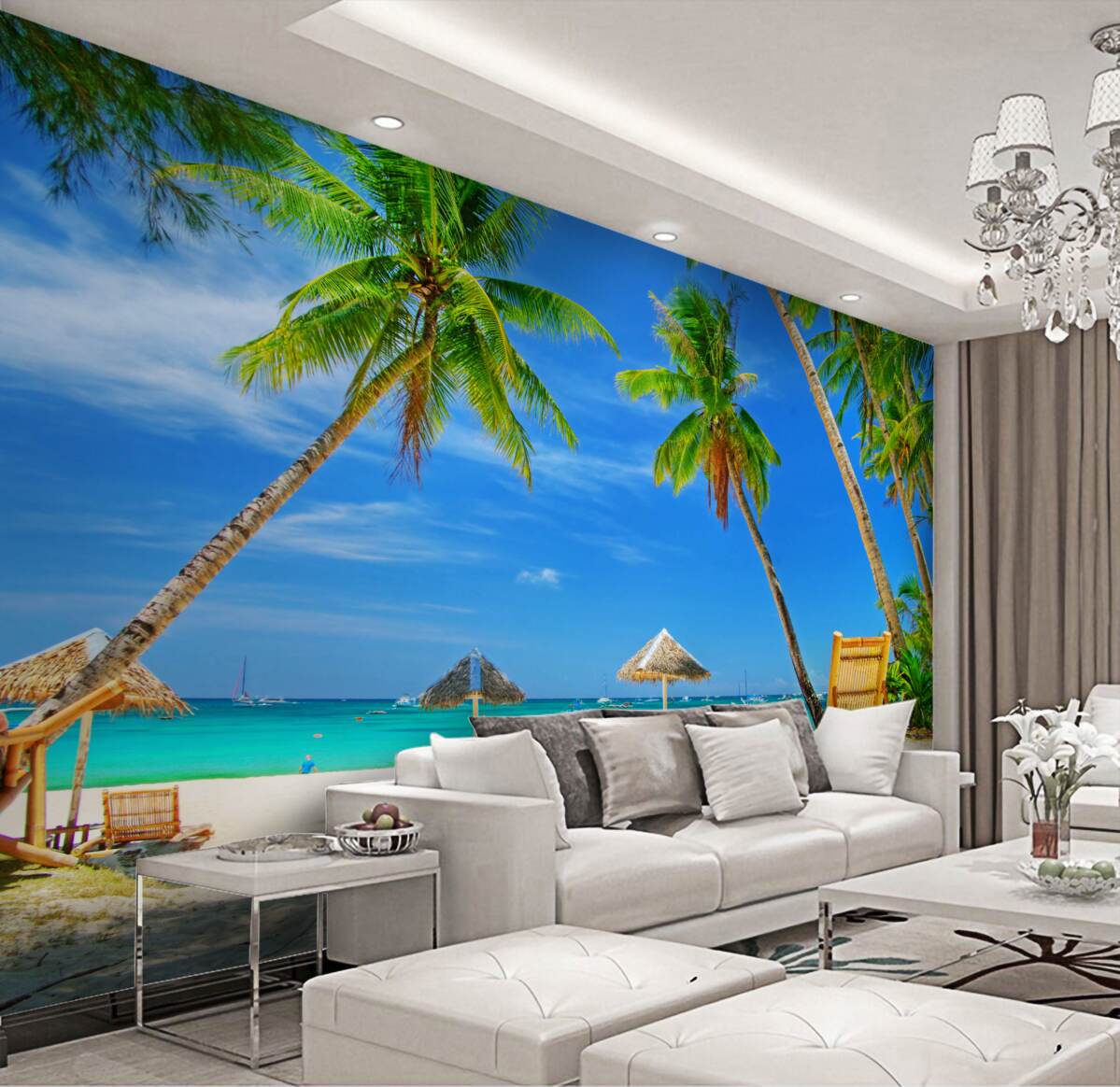 Fototapeta spokojny raj blisko plaży