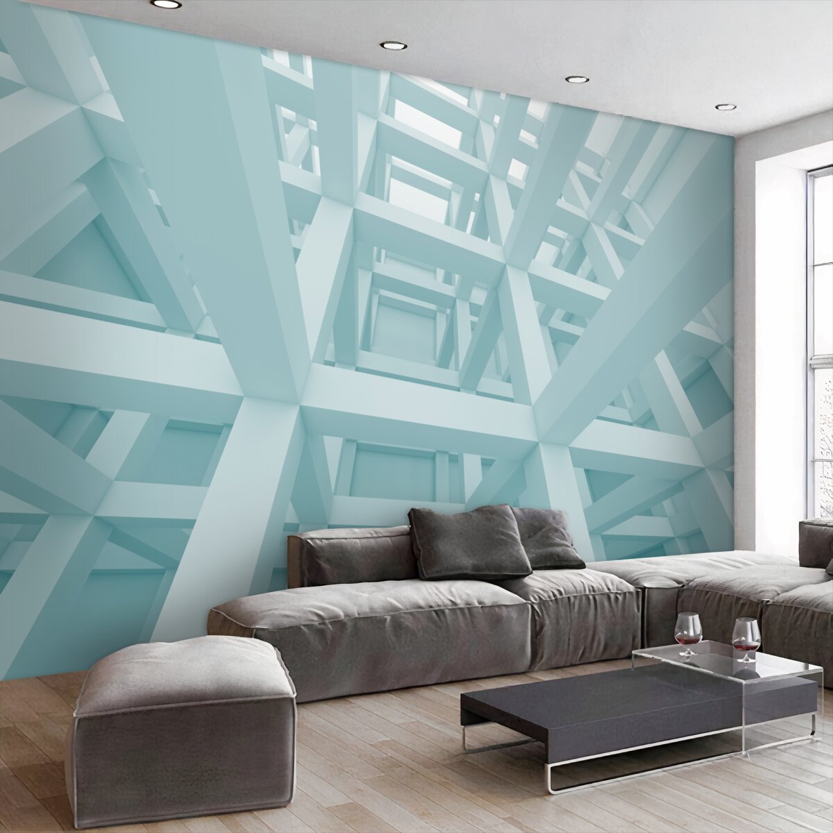 Fototapeta struktury metaliczne w abstrakcji