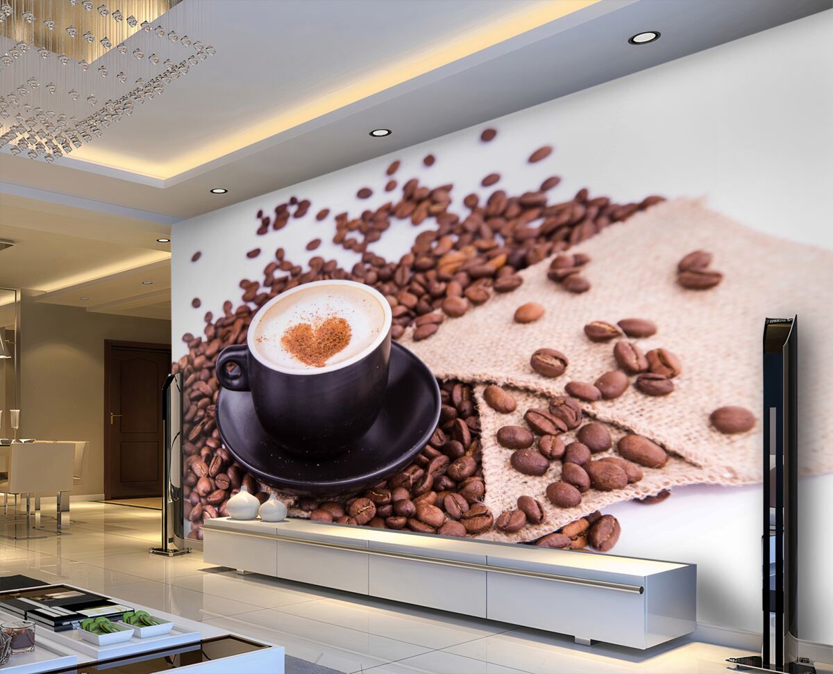 Fototapeta filiżanka kawy z miłością