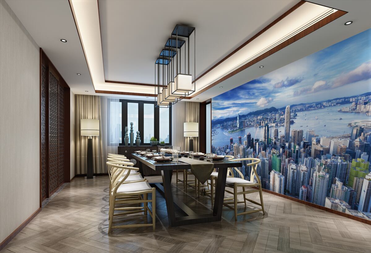 Fototapeta Szanghaj w słoneczny dzień