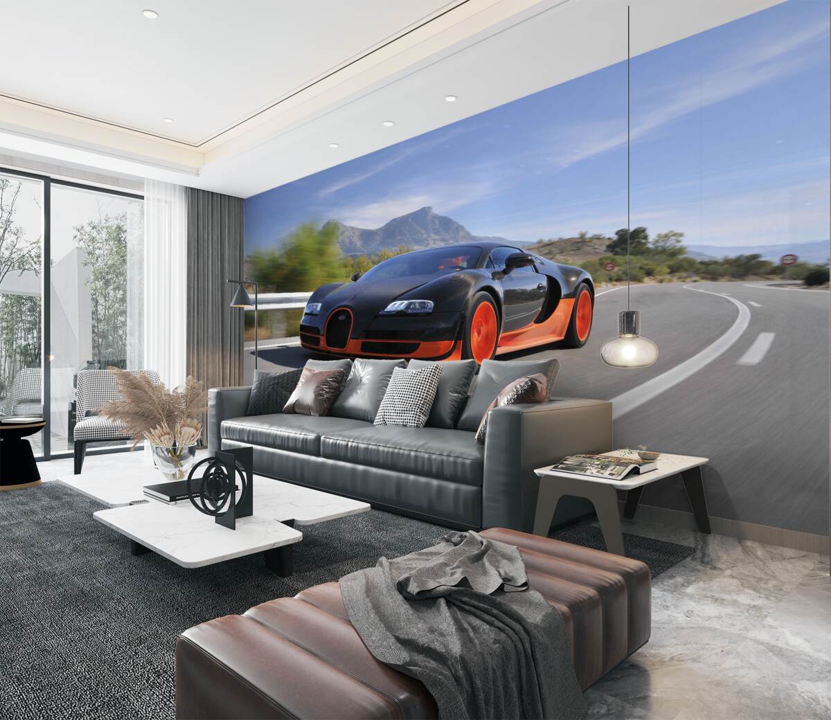 Fototapeta samochód sportowy na torze