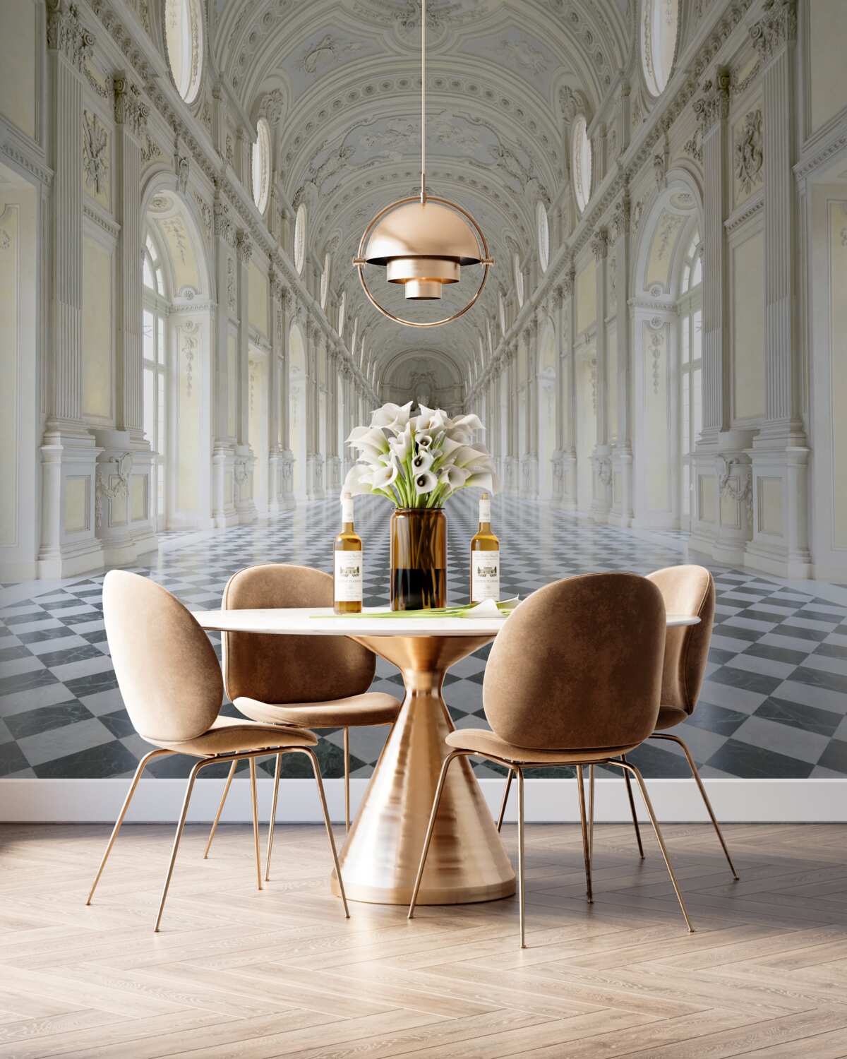 Fototapeta mozaiki w wysokim pałacu