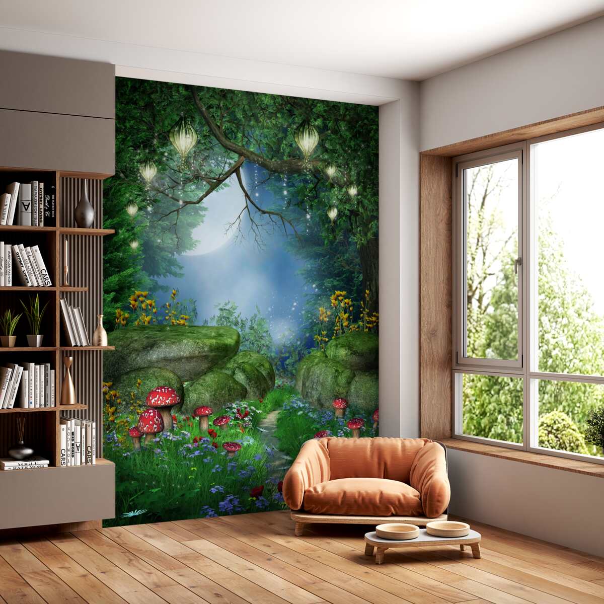 Fototapeta fantastyczna nocna trasa