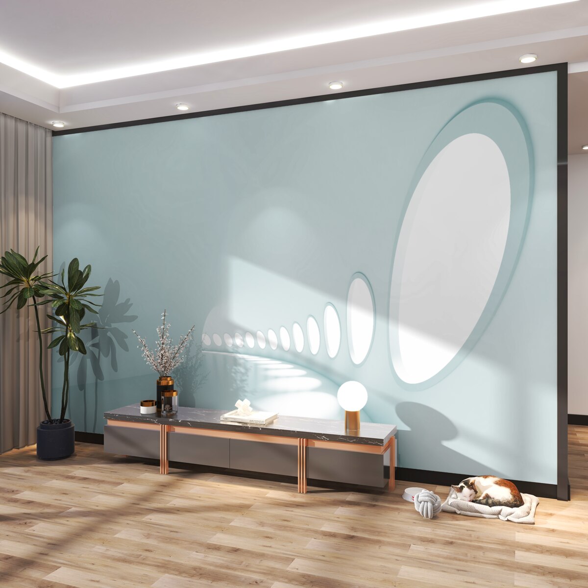 Fototapeta abstrakcyjny tunel powrotny