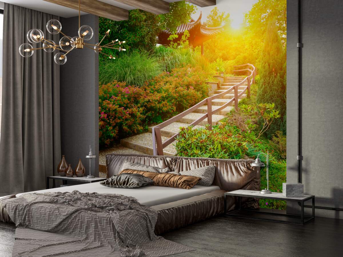 Fototapeta drogę do domu o świcie