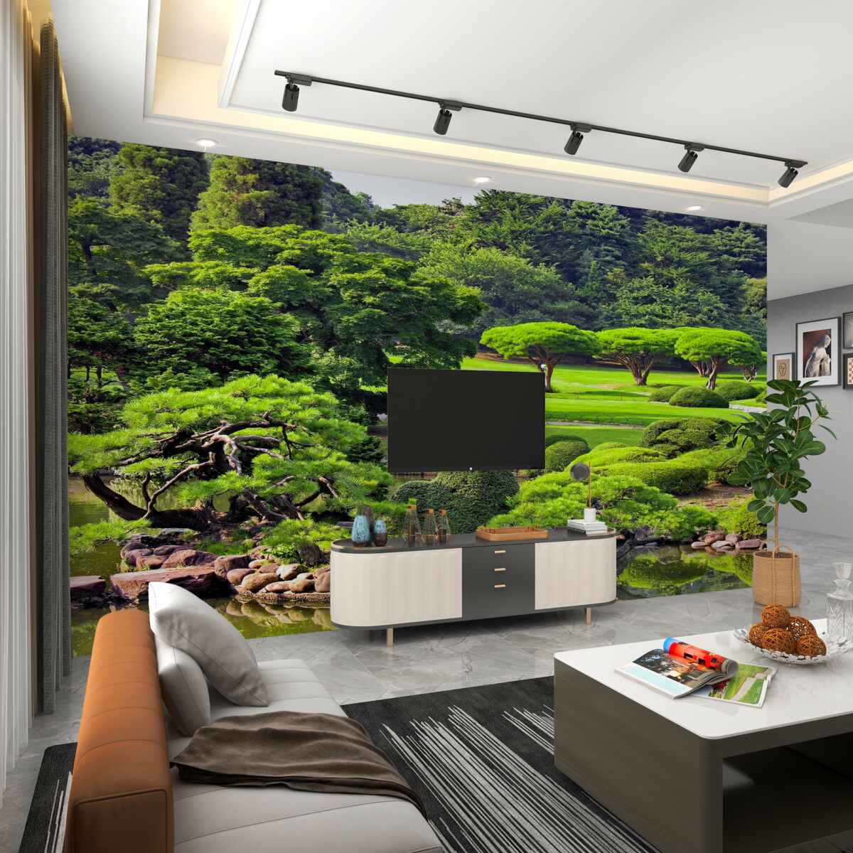 Fototapeta zielone ogrody letnie