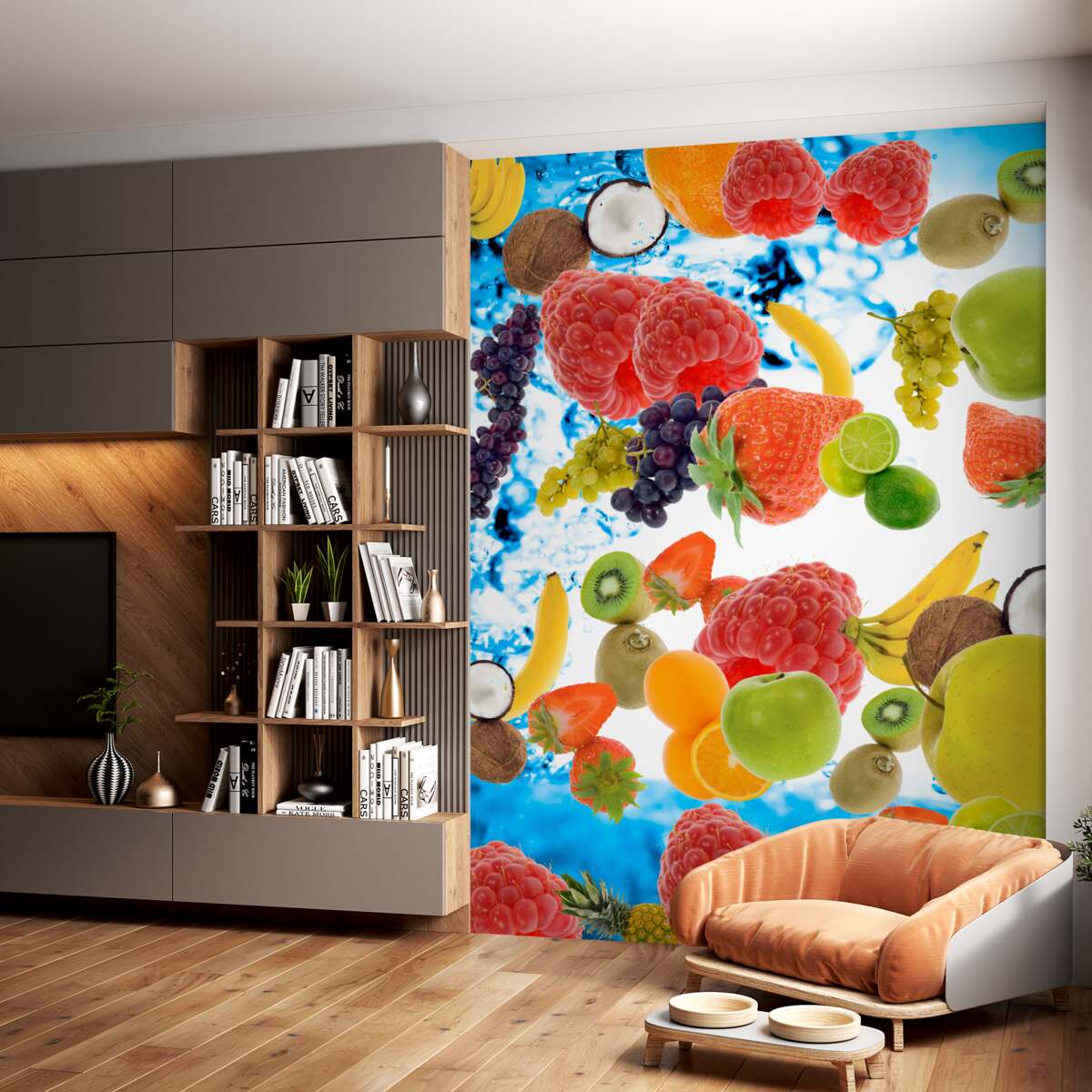 Fototapeta soczyste letnie owoce w wodzie