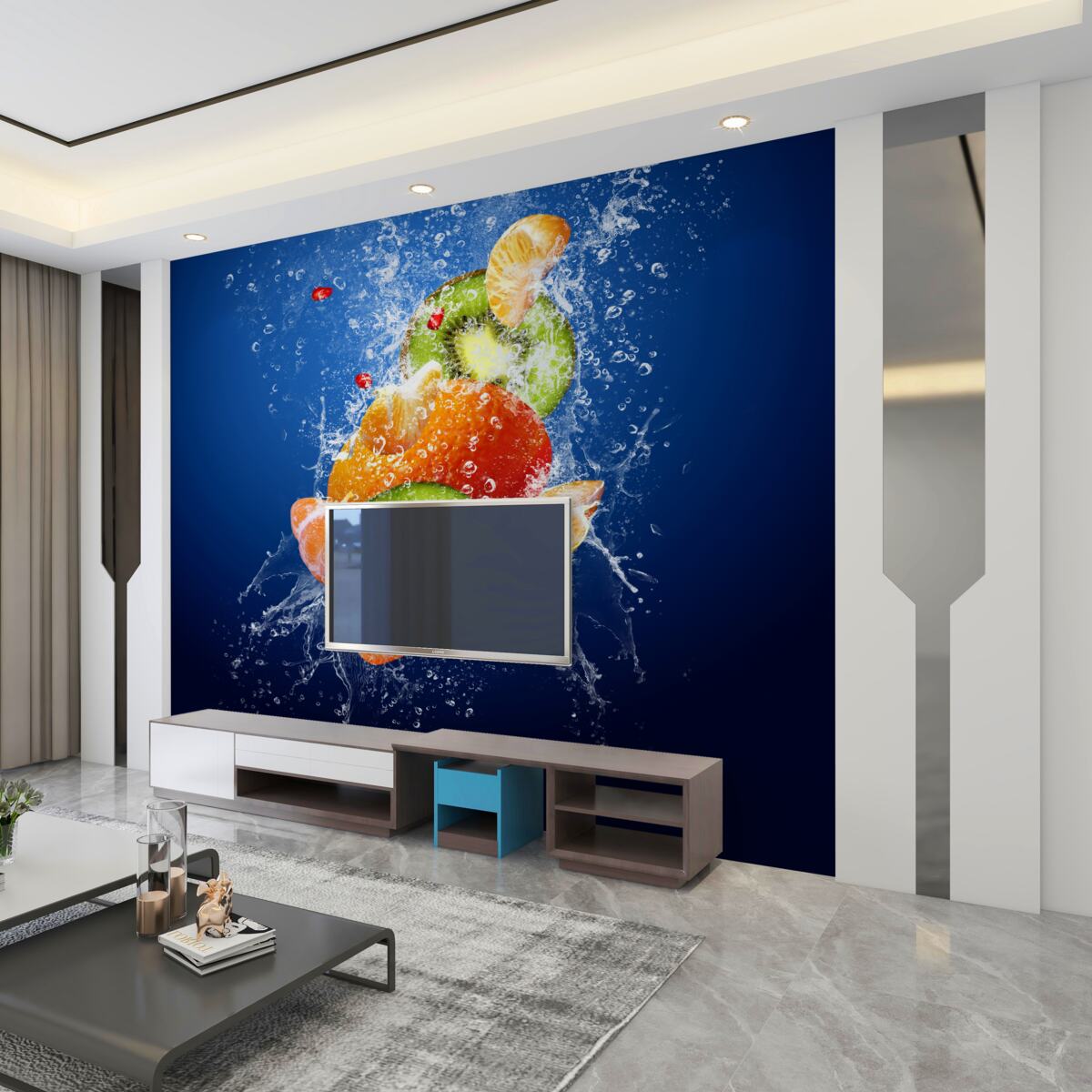 Fototapeta koktajl z mandarynek i kiwi