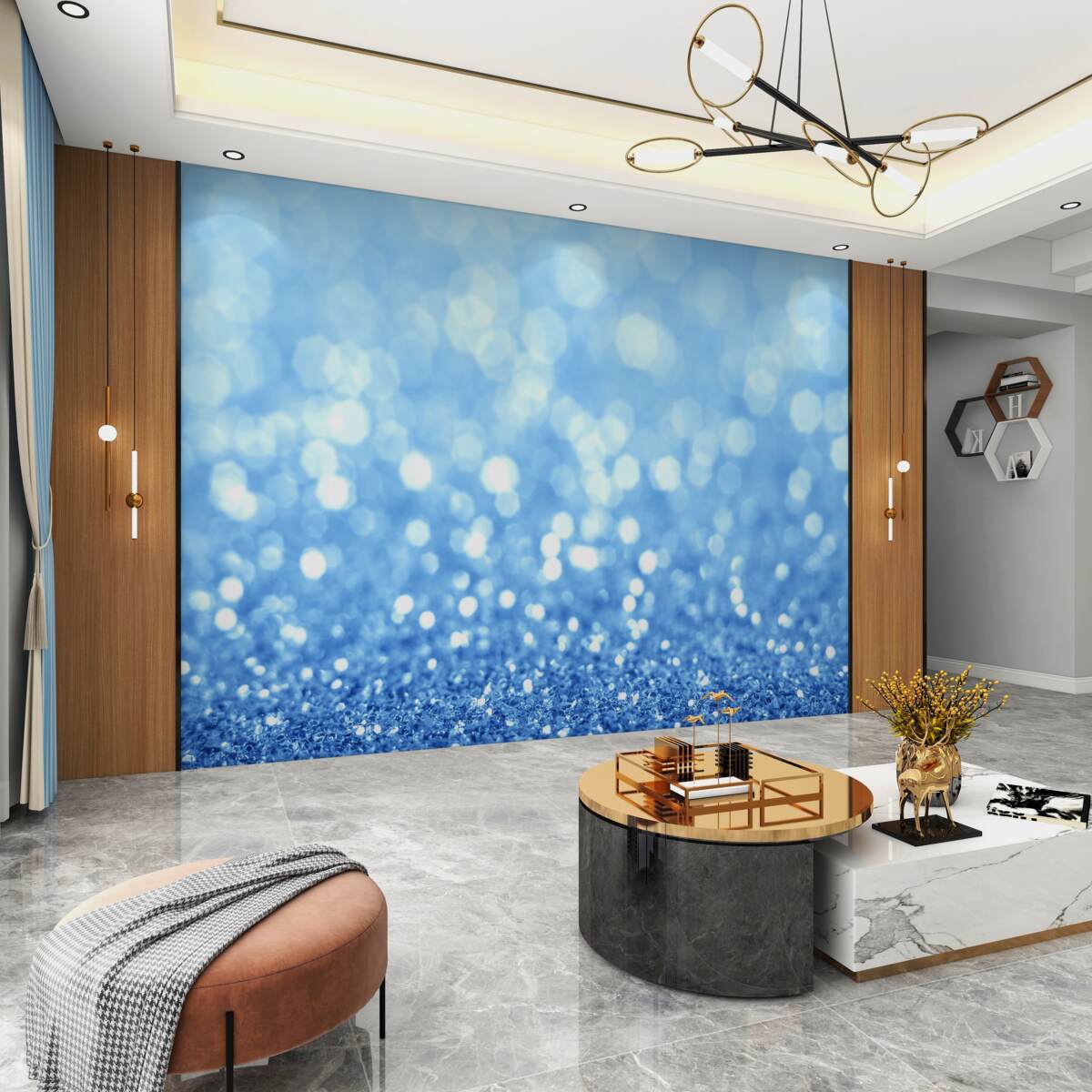 Fototapeta krople deszczu o świcie