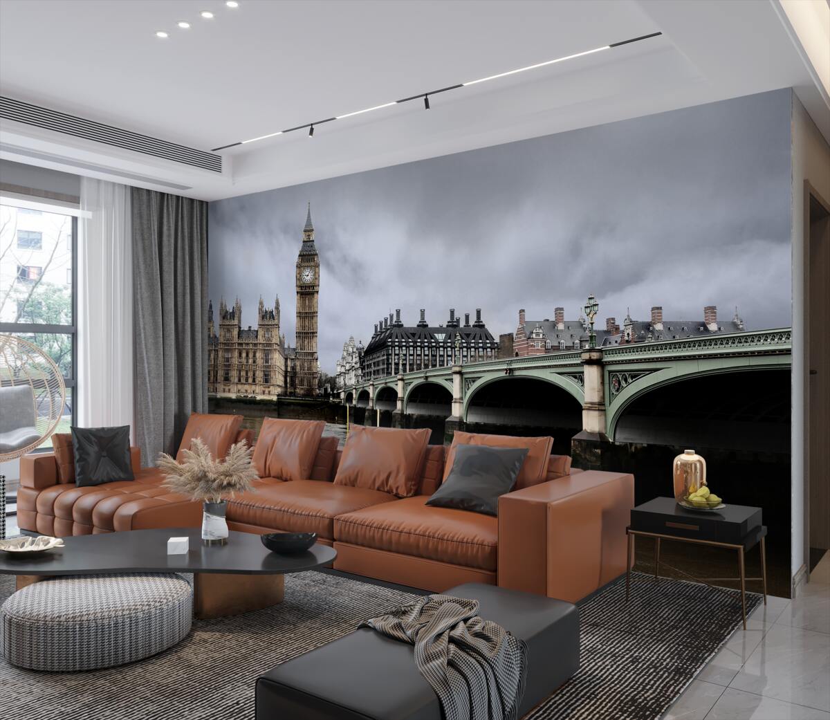 Fototapeta most nad Tamizą w Londynie