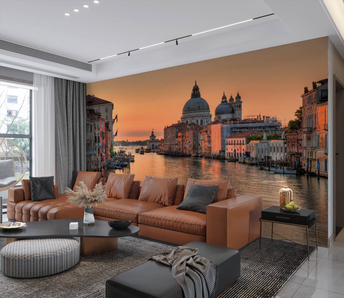 Fototapeta Wenecja o zachodzie słońca