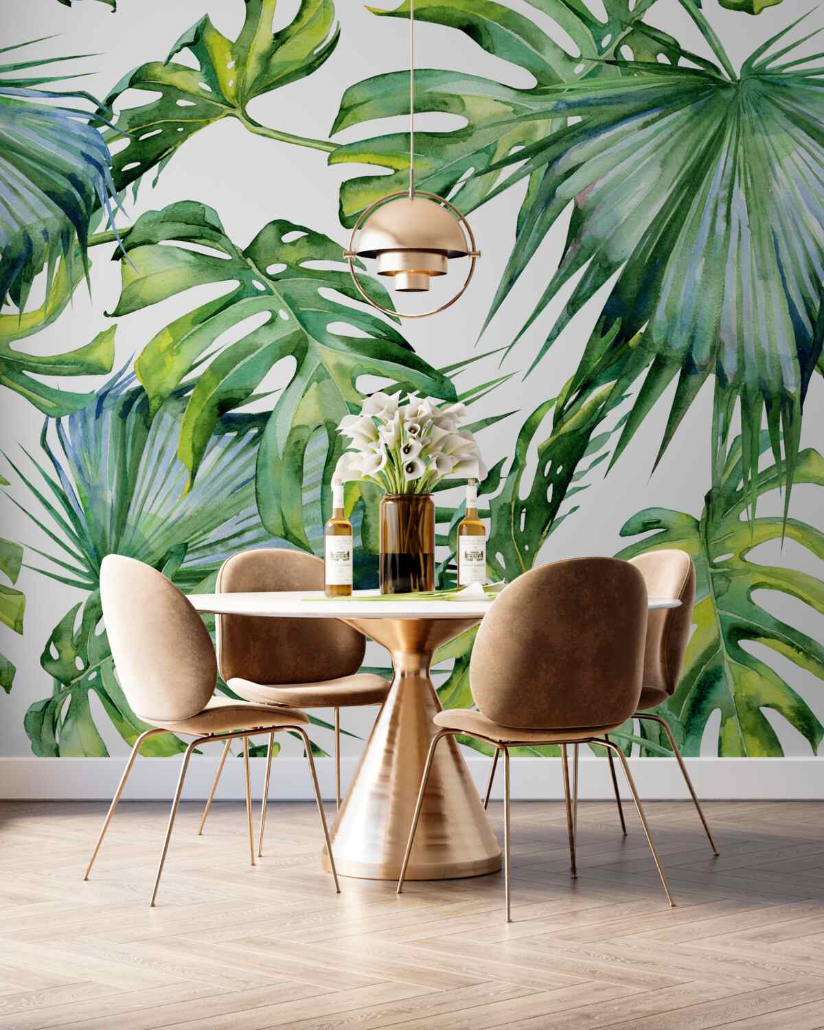 Fototapeta tropikalne liście monstery