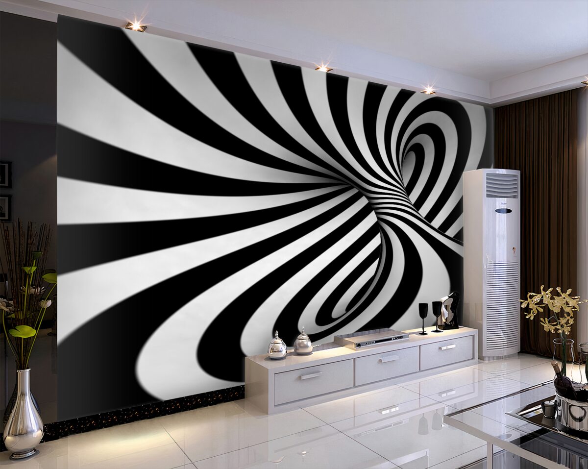 Fototapeta nieskończoność w kolorach czarno-białych