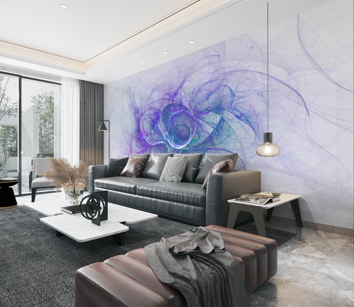 Fototapeta abstrakcja komórek nerwowych na białym tle