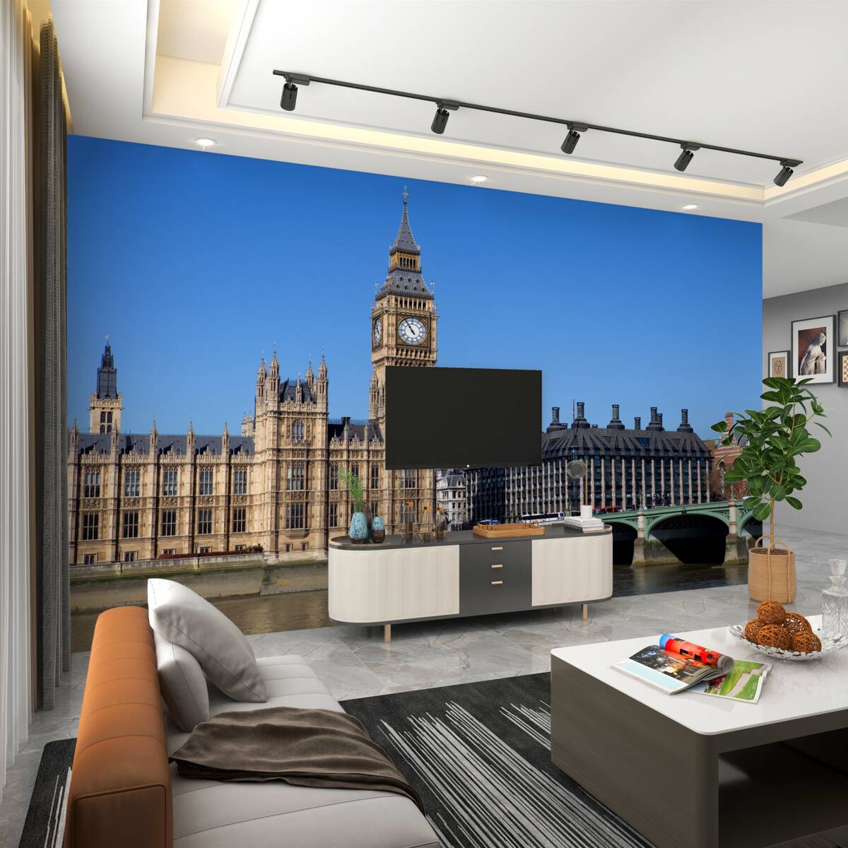 Fototapeta Parlament i Big Ben Anglia