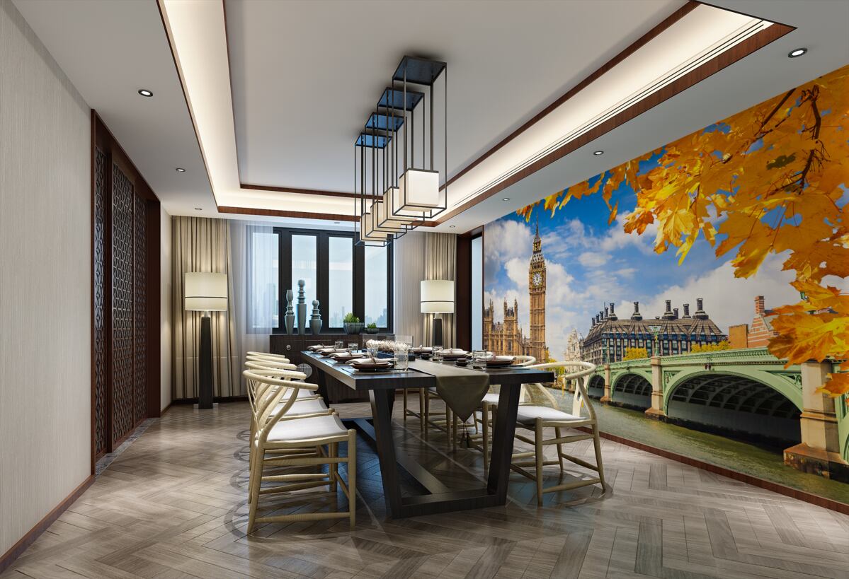 Fototapeta złota jesień w starym Londynie