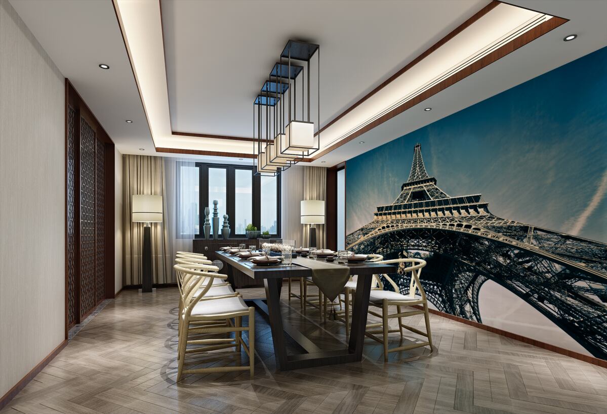 Fototapeta Widok na Wieżę Eiffla od dołu