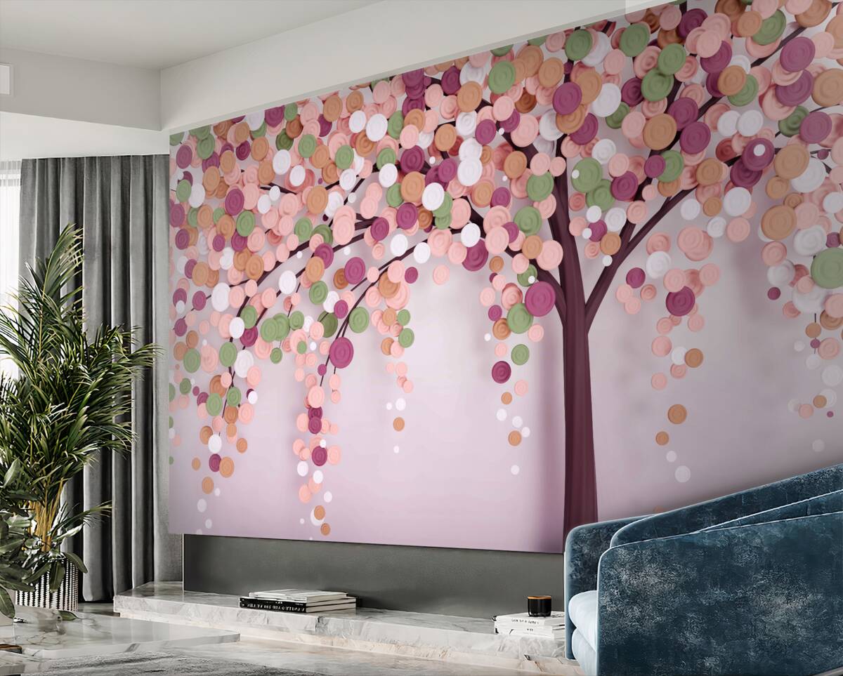 Fototapeta abstrakcja jesiennych drzew