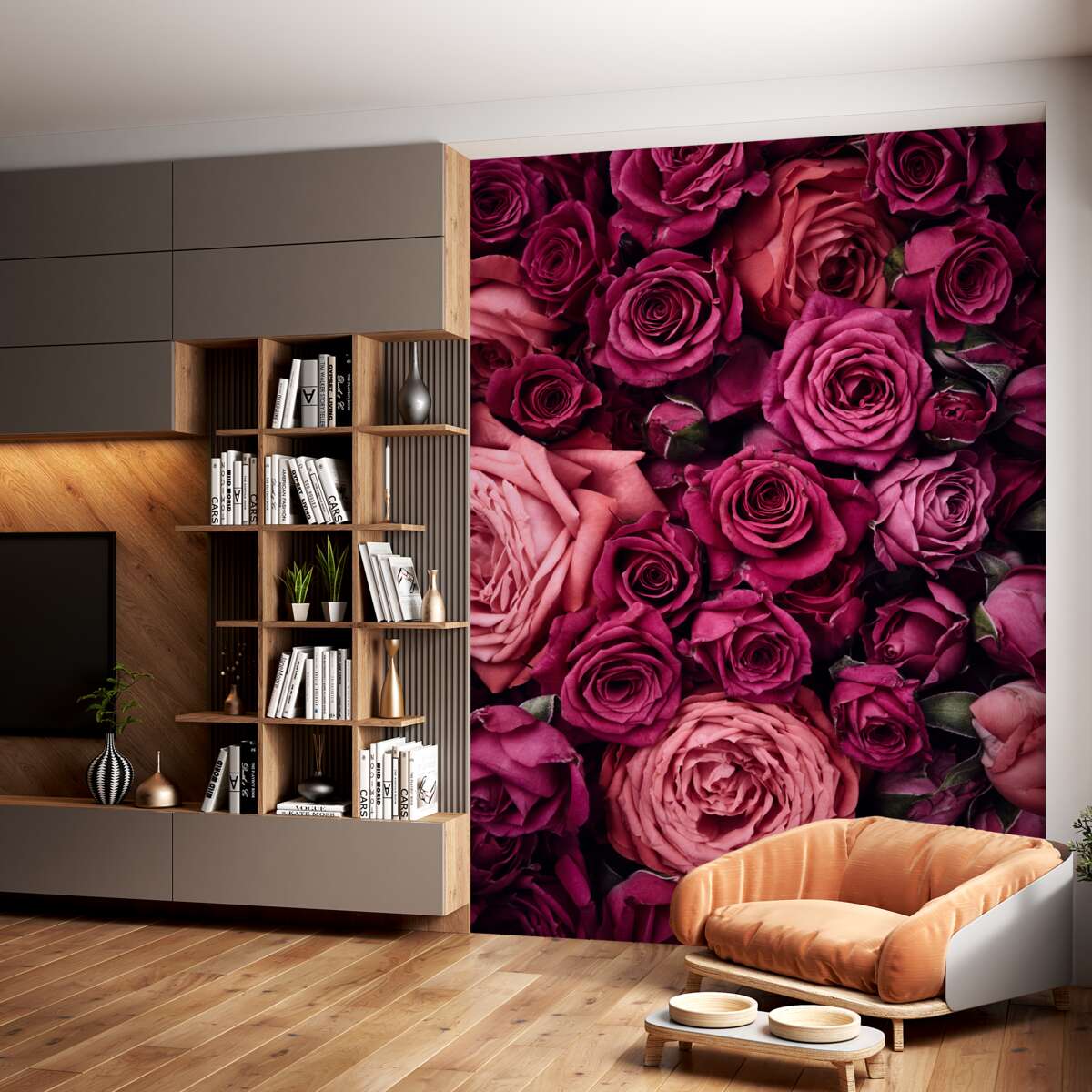 Fototapeta piękne róże w szczegółach