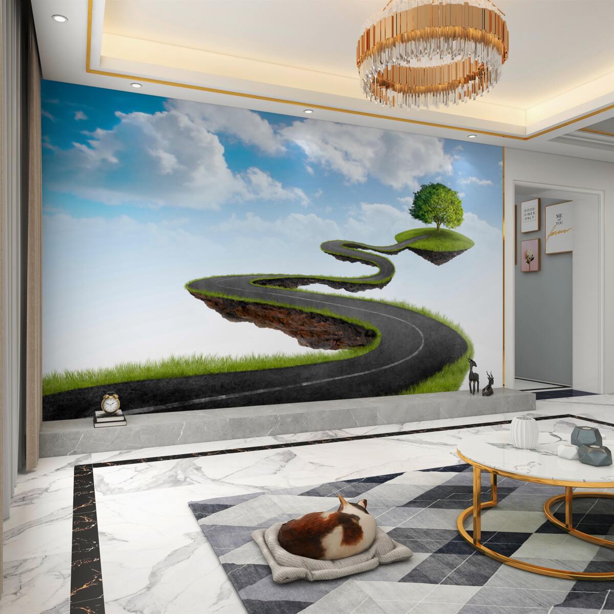 Fototapeta droga ludzkiego życia